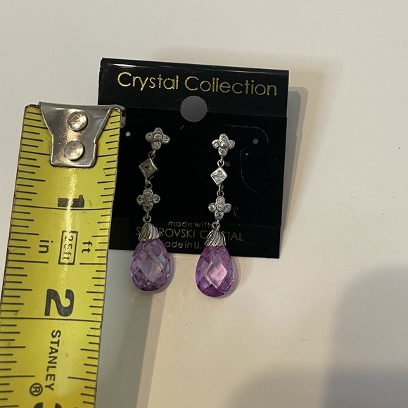 Purple earrings - Picture 4 of 4